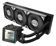 ASRock Steel Legend Dark 360 LCD 3x120mm - 1502278 - zdjęcie 1